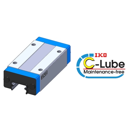 Iko Linear Way, Ball Type Slide Unit, Maintenance Free MESG25C1T1PS2